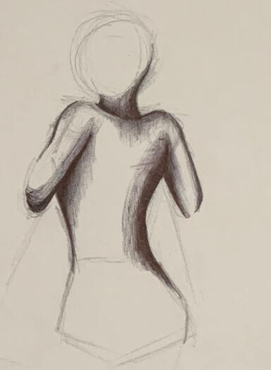Figure Study - Ballpoint Pen