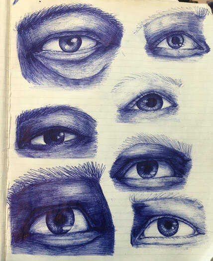 Eye Concept Study - Ballpoint Pen Eye Concept Study - Ballpoint Pen