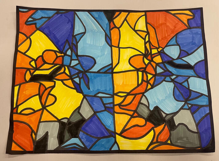 Duality (marker on paper) Duality (marker on paper)
