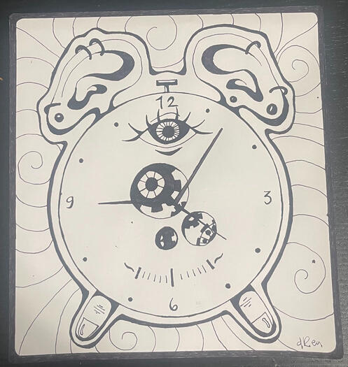 Time is Surreal (ink on paper)