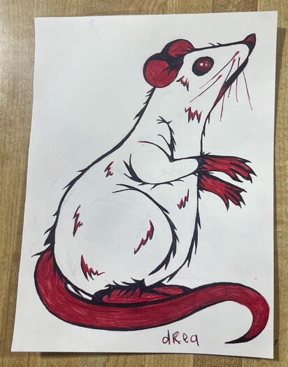 Rat (ink on paper) Rat (ink on paper)