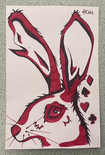 Late (ink on paper)