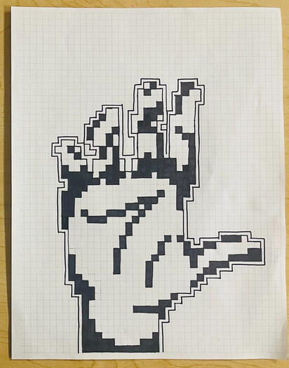 Pixelated Wave