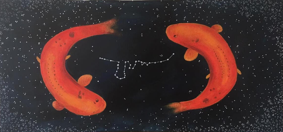 Space Coy - Acrylic Space Coy - Acrylic